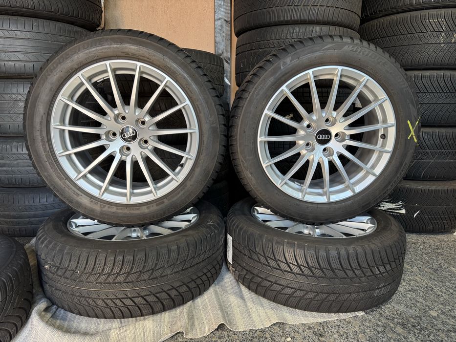 Set Complet Jante Anvelope Audi A4 A5 F5 225/50/R17 98H Brigestone