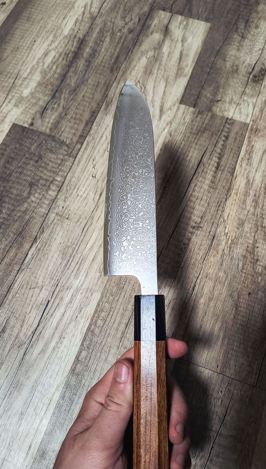 Cuțit Japonez Santoku otel damasc