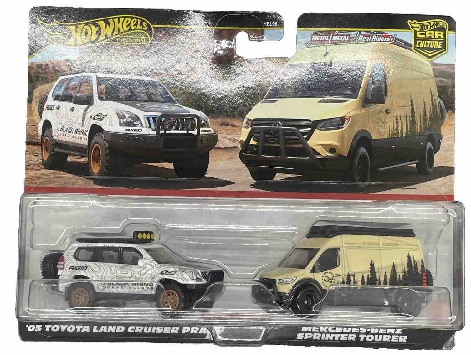 Set Hot Wheels 2 pack Car Culture Toyota si Mercedes 1:64