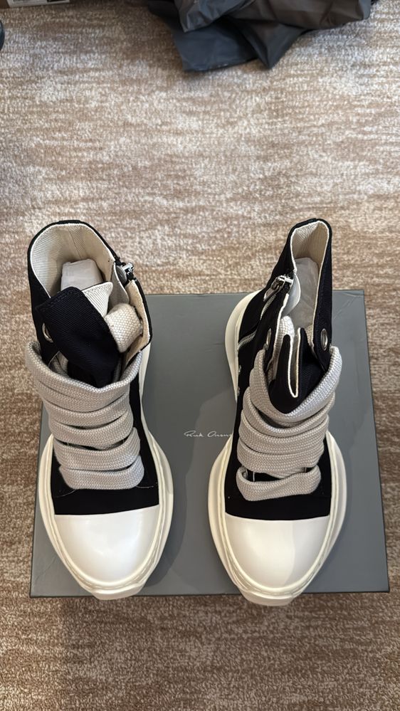 Rick Owens Geobasket Jumbolaces