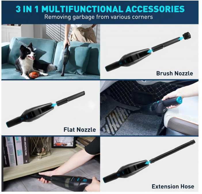 Nou Aspirator portabil Homekane putere mare 9500kpa