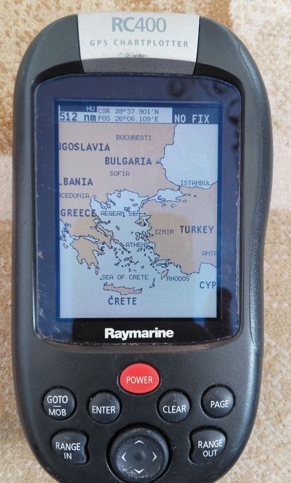Яхтена GPS, chart plotter RC400