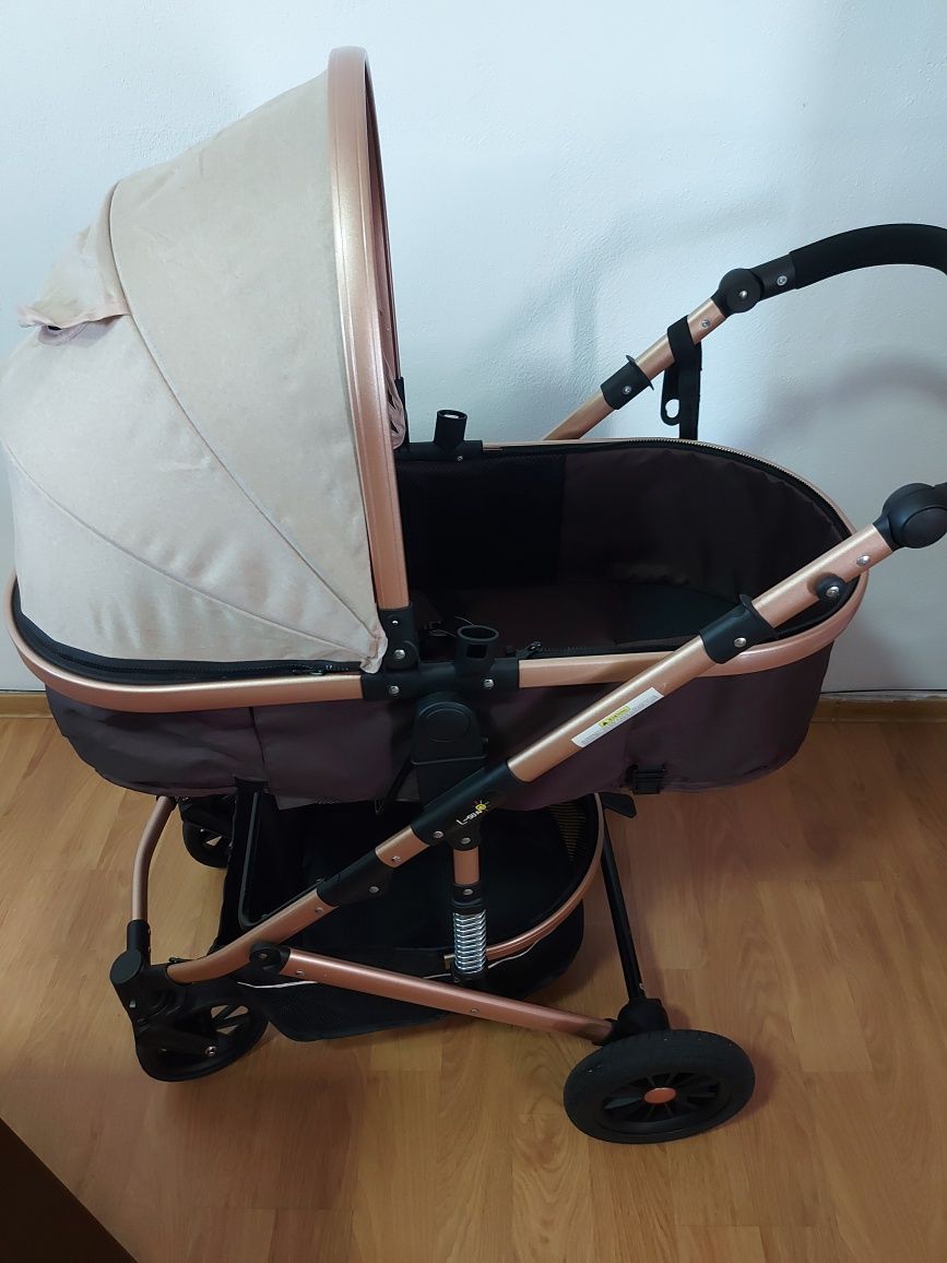 Carucior bebe  3 în 1,  foarte ușor
