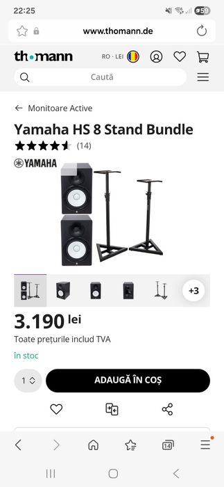 Yamaha Hs8 bundle