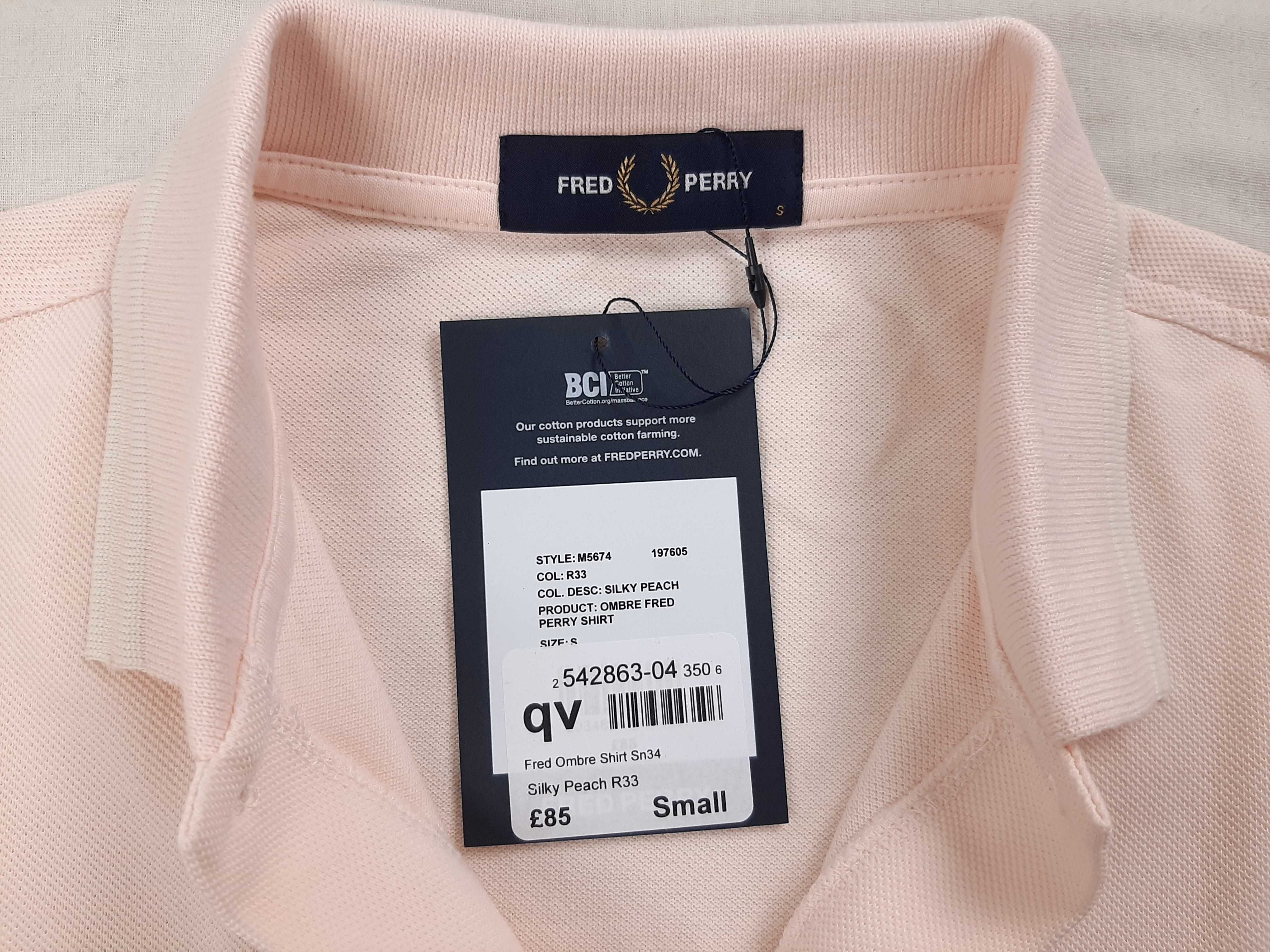 Fred Perry Ombre Polo - Оригинална мъжка тениска с яка размер S