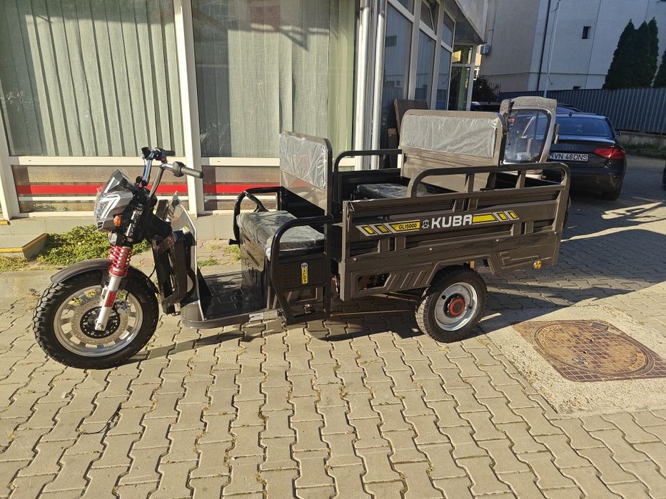 Tricicleta MOTO KUBA GL15000 cu Bancheta,  2 locuri, Bena, CIV Gratis