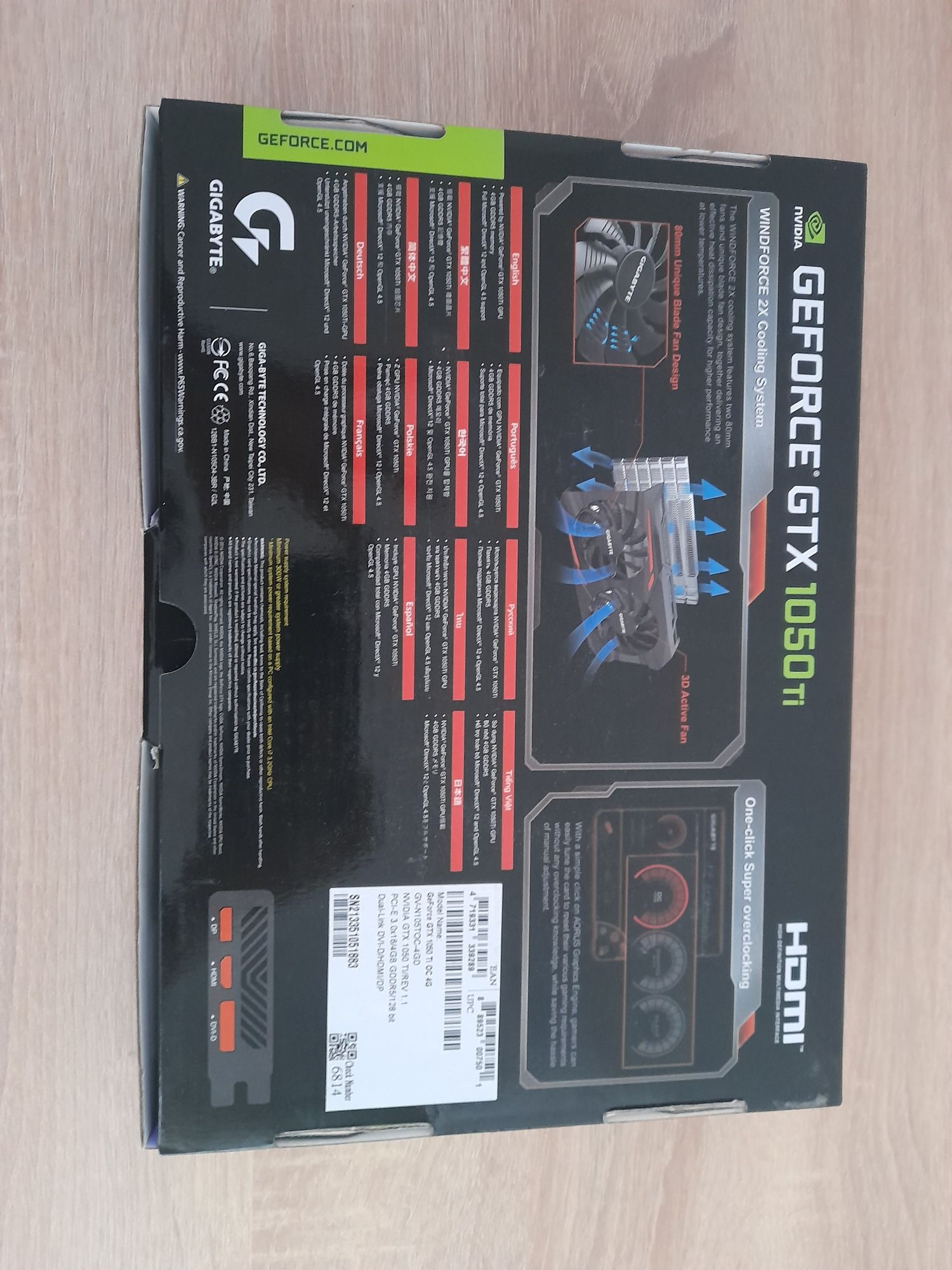 Placa video Geforce GTX