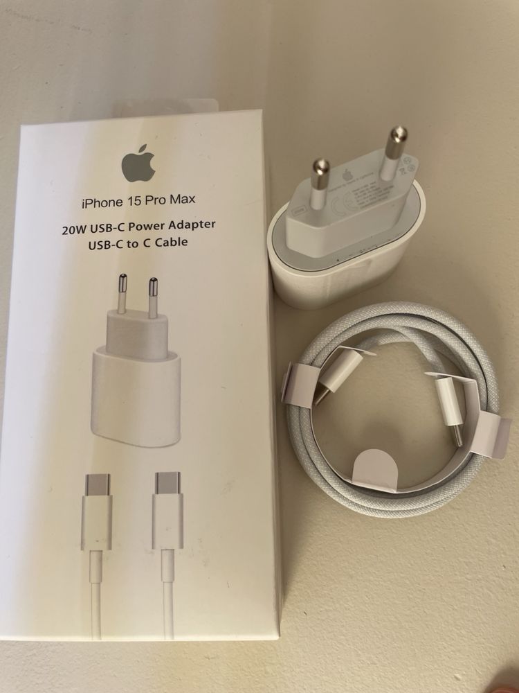 Оригинален комплект зарядно Apple Айфон (Iphone) 15-16 USB-C към USB-C