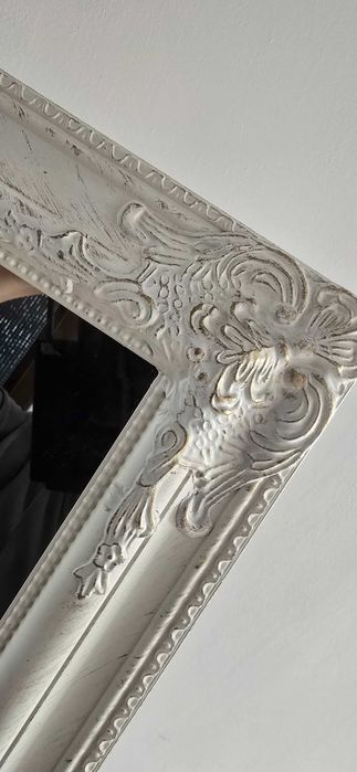 Oglindă albă 40×150