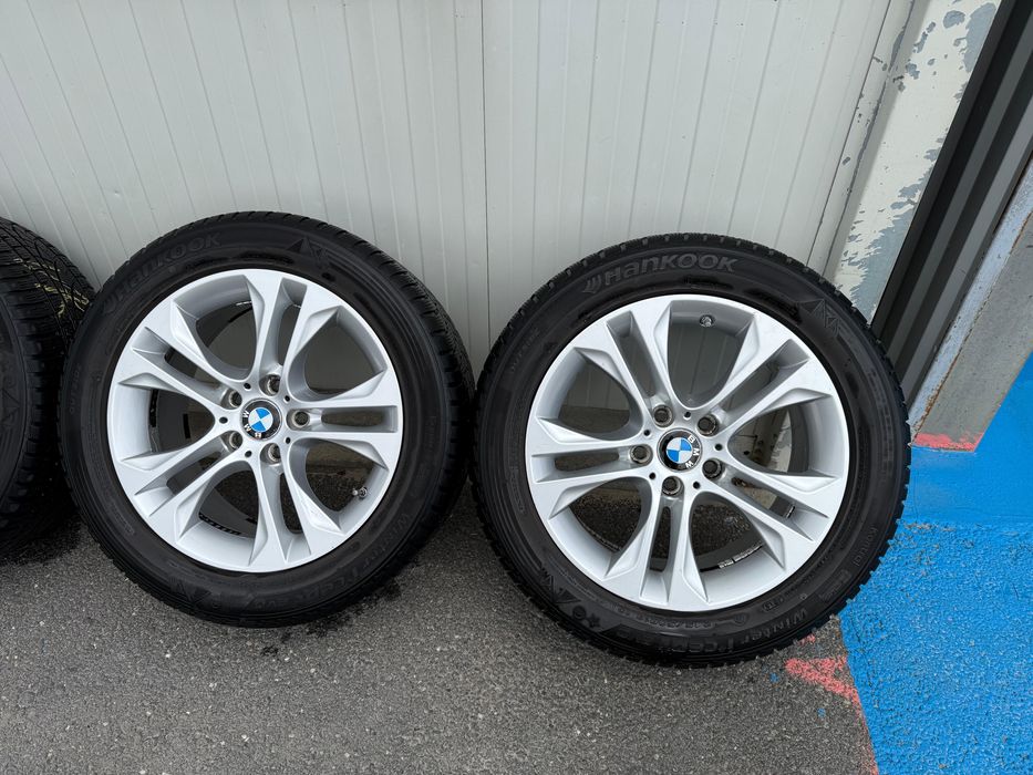 Jante Originale BMW X3/X4 pe 18 cu anvelope de iarna 245 50 18.