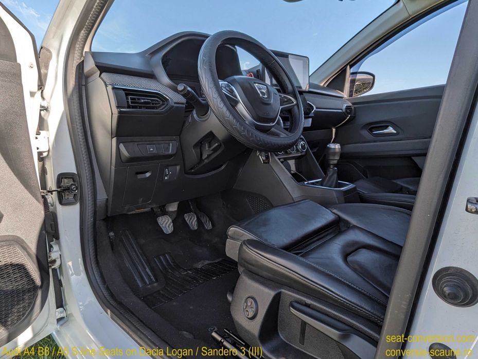 Sistem adaptare scaune de Audi A5 S-line pe Logan Sandero 3 III 2020 +