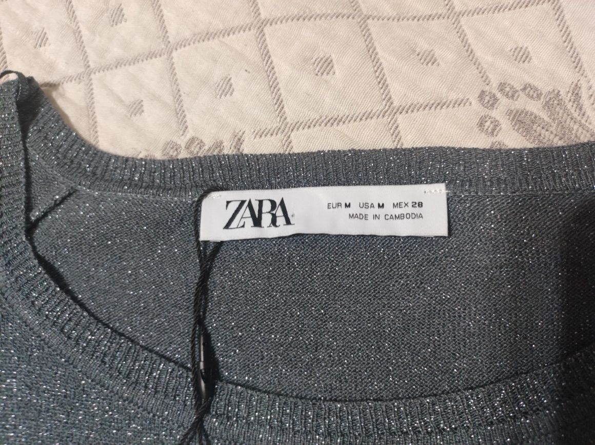 Серый женский свитер , Zara