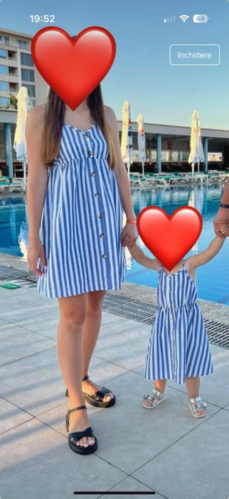 Set rochite mama fiica