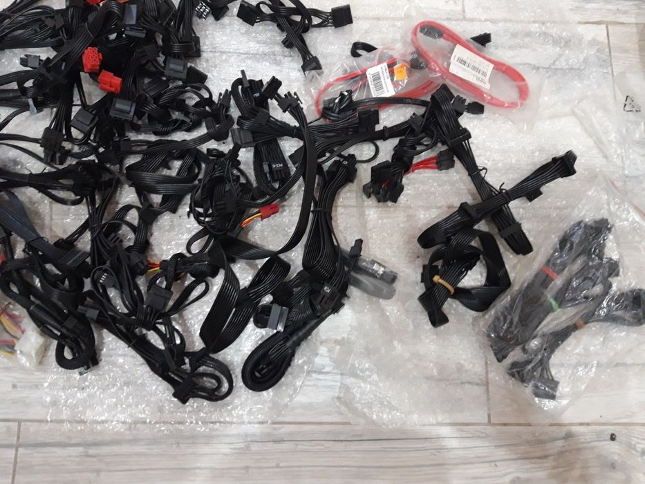 Lot de cabluri alimentare PC sursa placa video sata molex