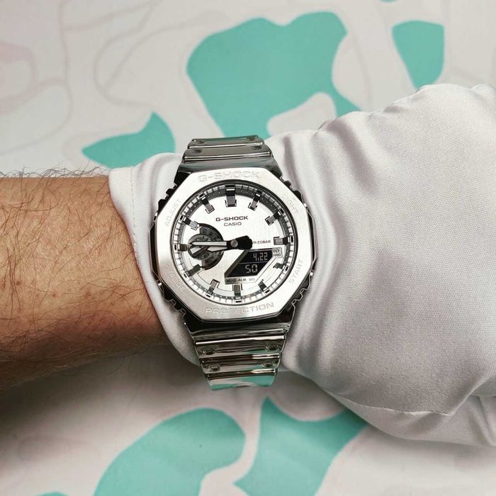 наручные часы Casio G-Shock Casio G-Shock GM-2100YM-8A оригинал сталь