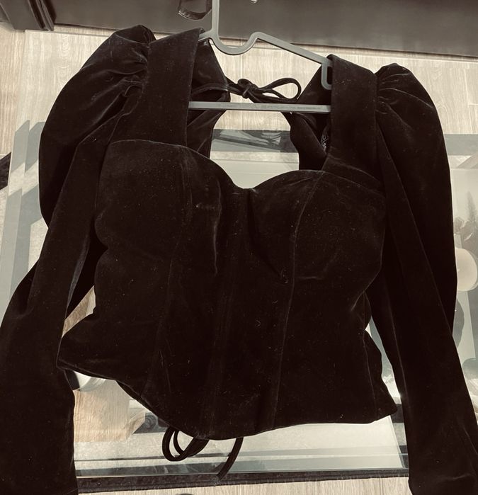 Corset din catofrs neagra   Shoproyal.ro