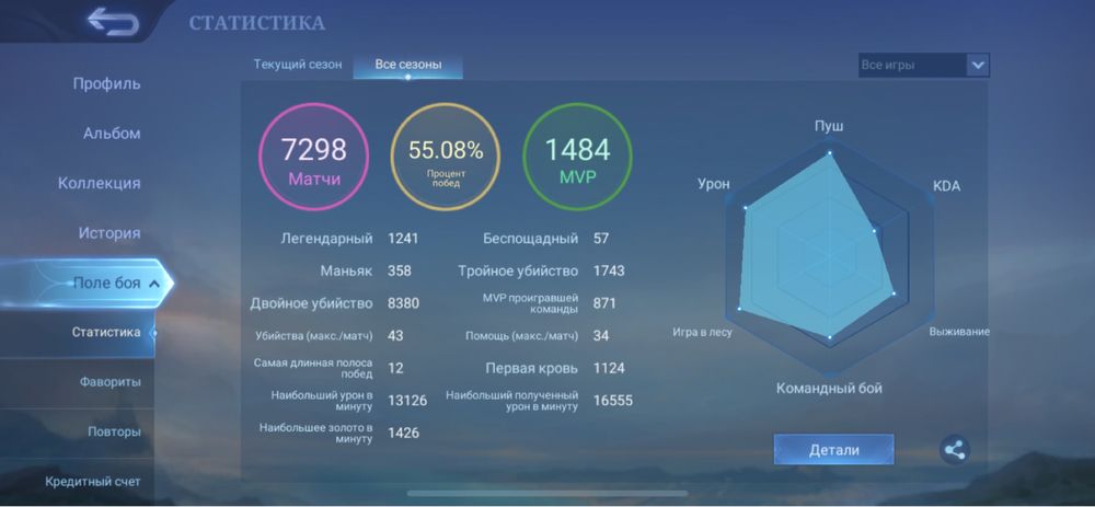 Продам аккаунт mlbb