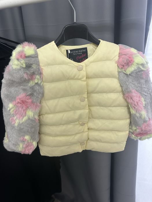 Geaca fetite pufoasa