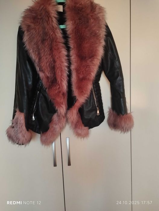Зимно кожено яке ХЛ