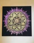 Tablou Mandala black