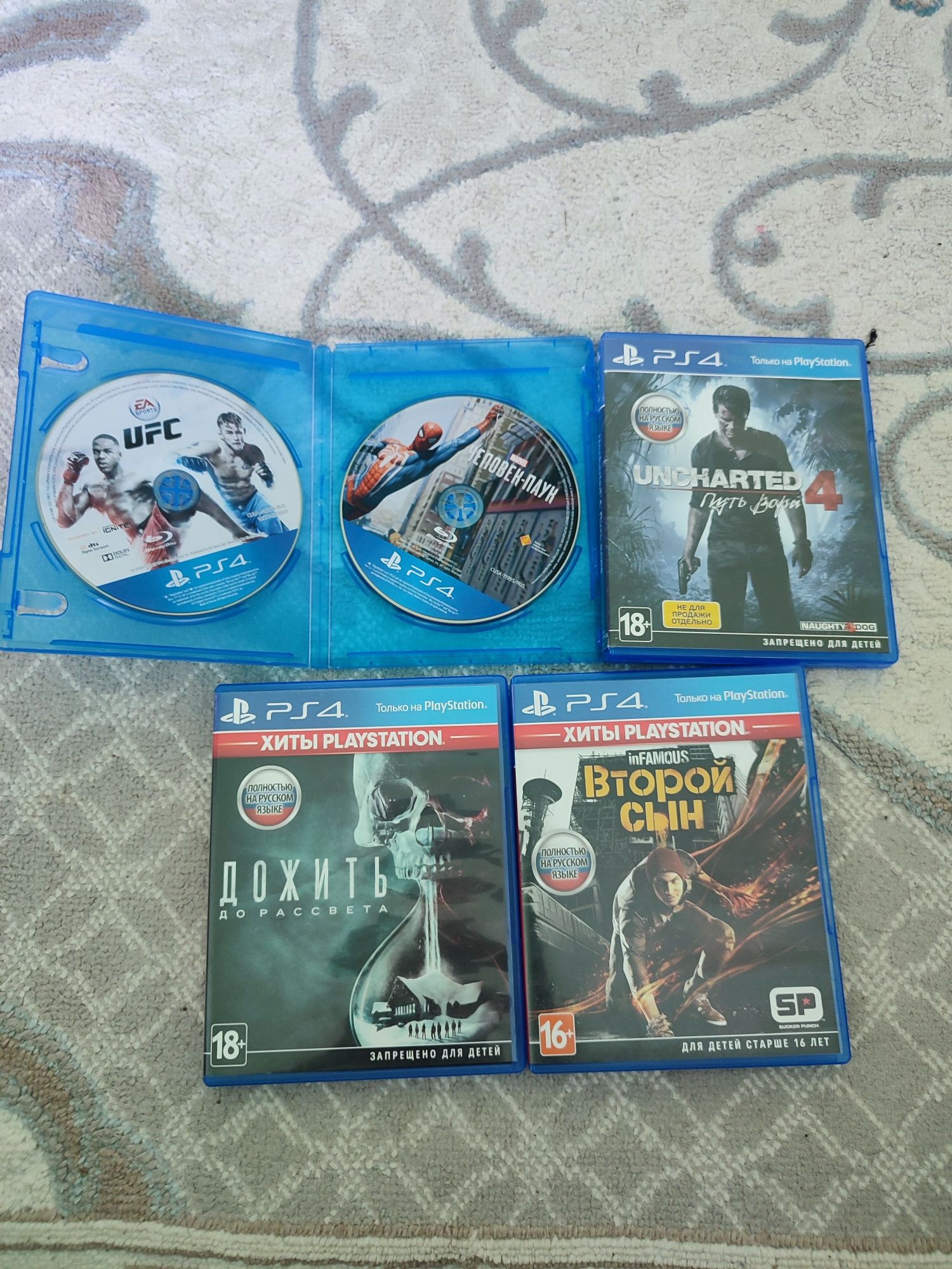 Диски игры на playstation4 ps4