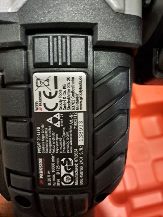 Flex/ polizor 125 mm ,20/4Ah ,