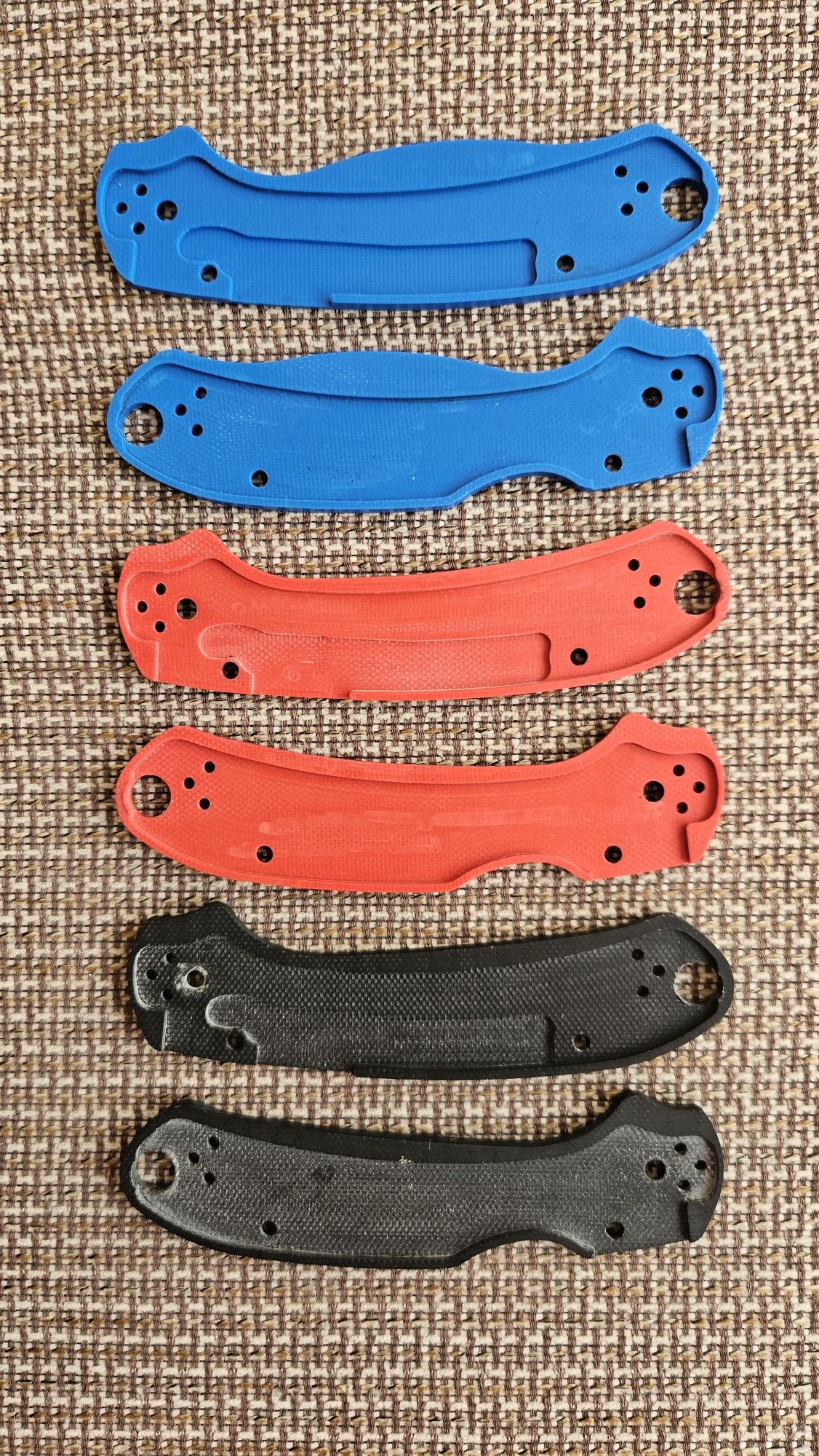Чирени за Spyderco Para 3 от G10