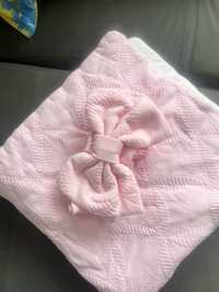 Конверт одеяло для выписки девочки с роддома