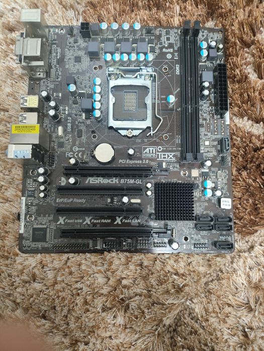 материнка asrock B75M-GL