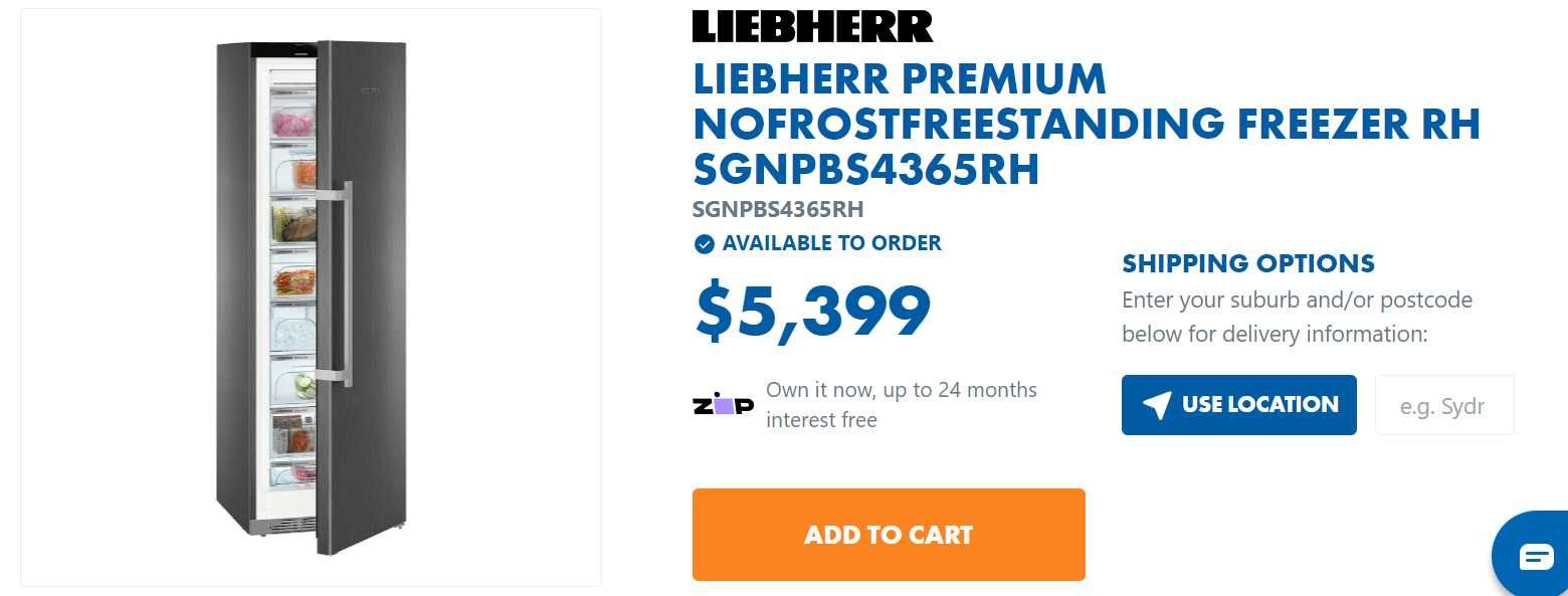 Фризер Liebherr Premium NoFrost с Гаранция !