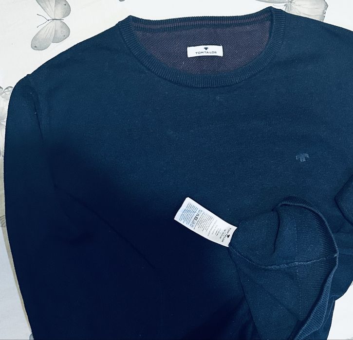 Pulover Tom Tailor albastru închis – L