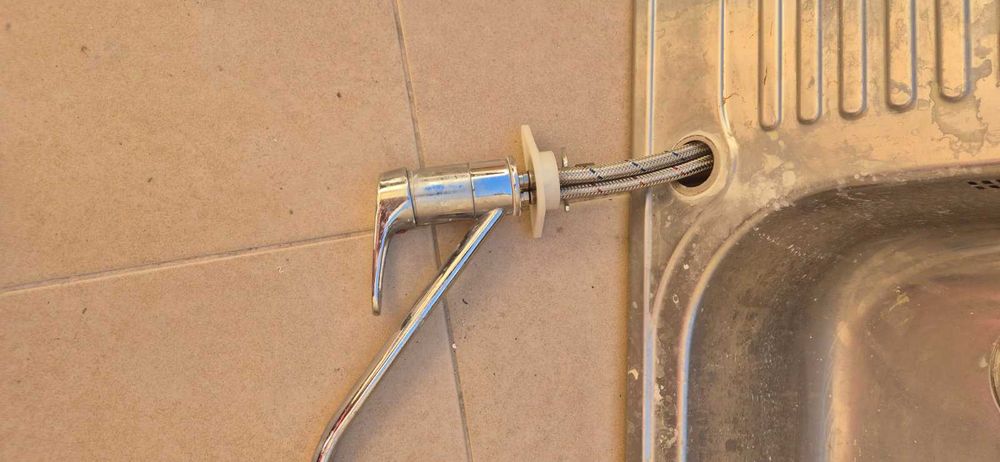 кухненска мивка със смесител Blanko