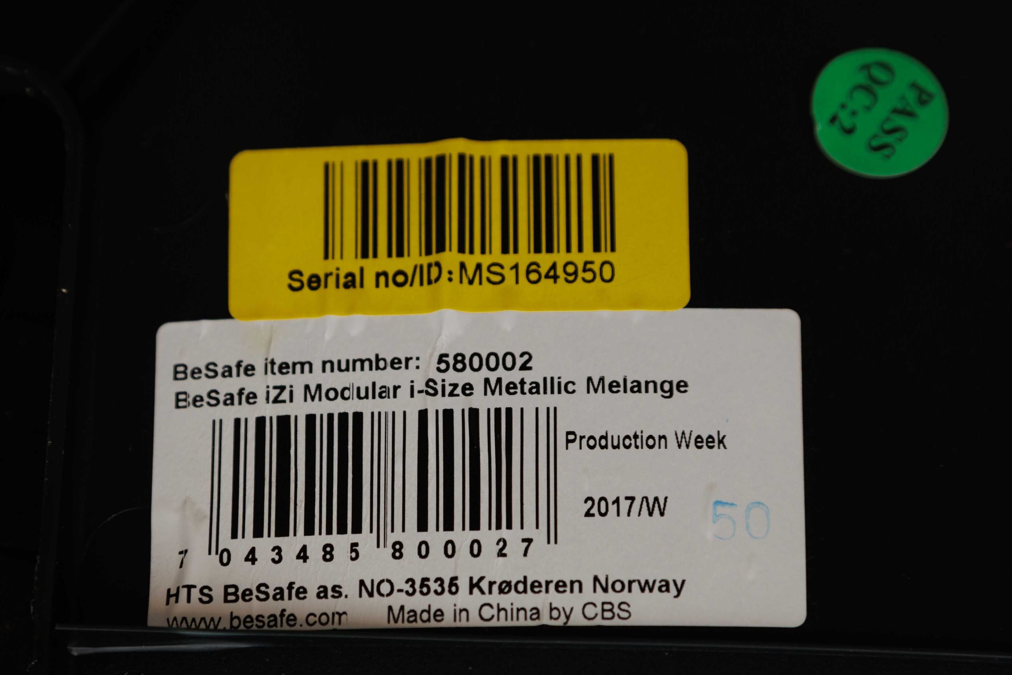 Scaun de masina copil BeSafe iZi Modular i-Size + baza isofix