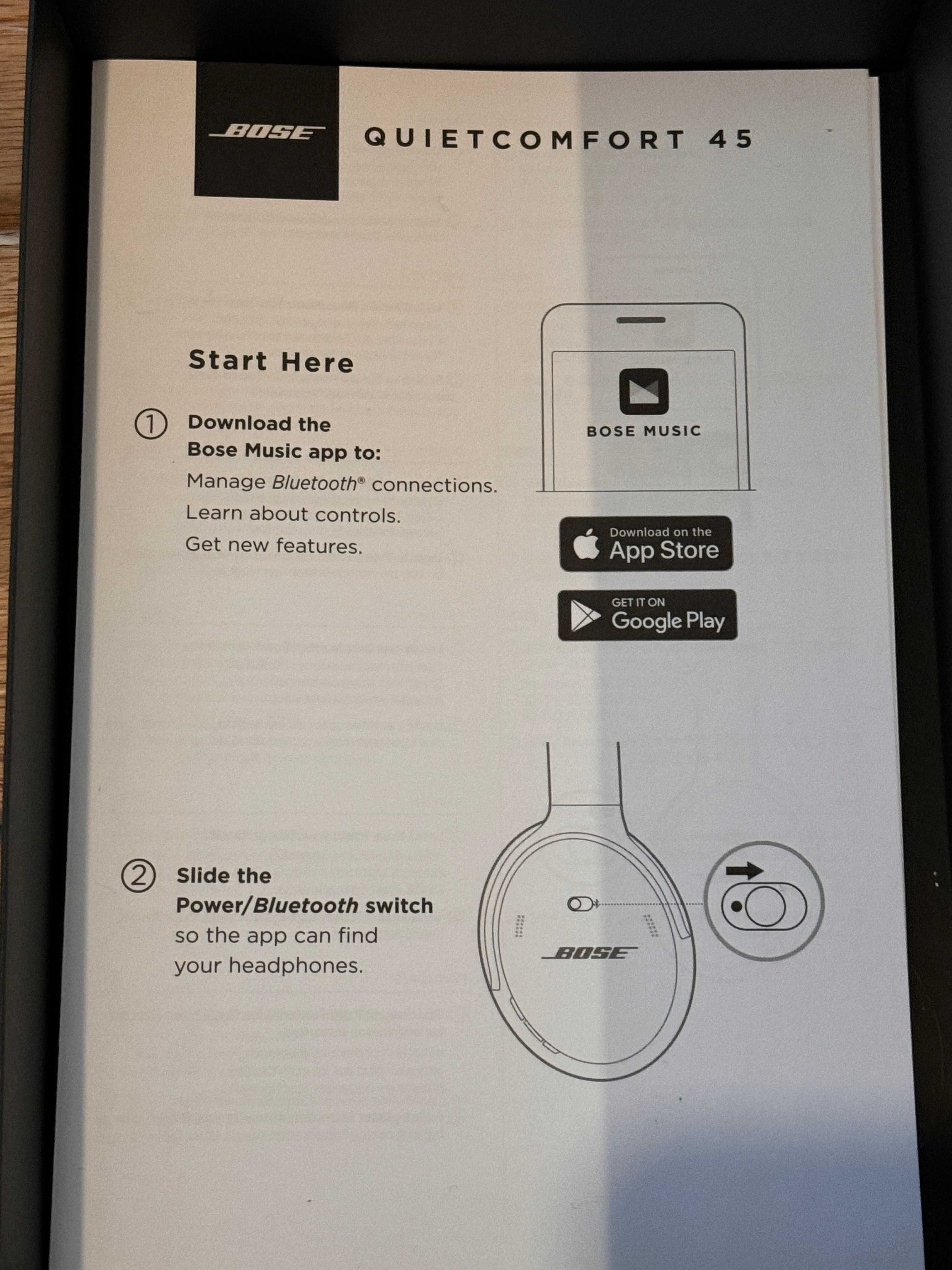 casti wireless Bose Quietcomfort 45 - Black | Bluetooth | sigilate