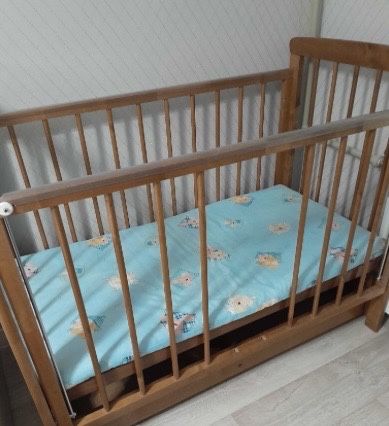 Детский манеж деревянный