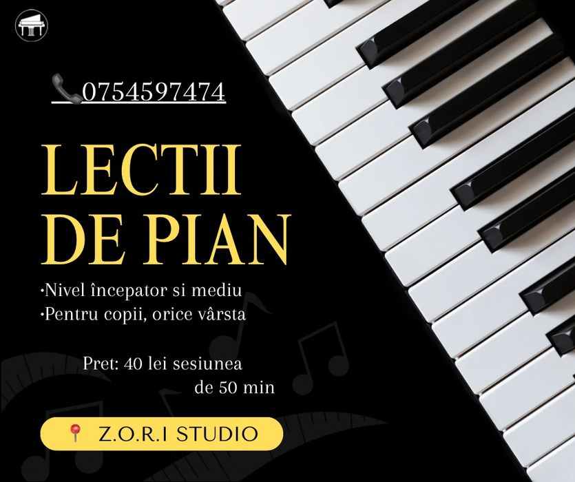 Predau cursuri de pian copiilor de orice varsta