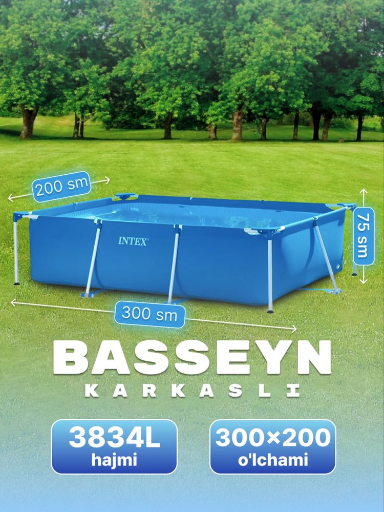 Intex basseyn karkas