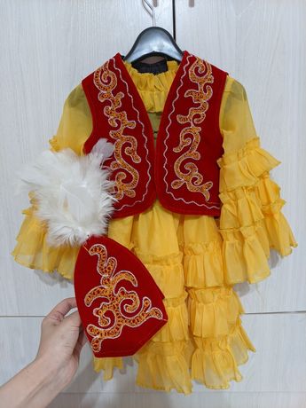 Казахское национальное платье на девочку 3-4 года. Казакша койлек