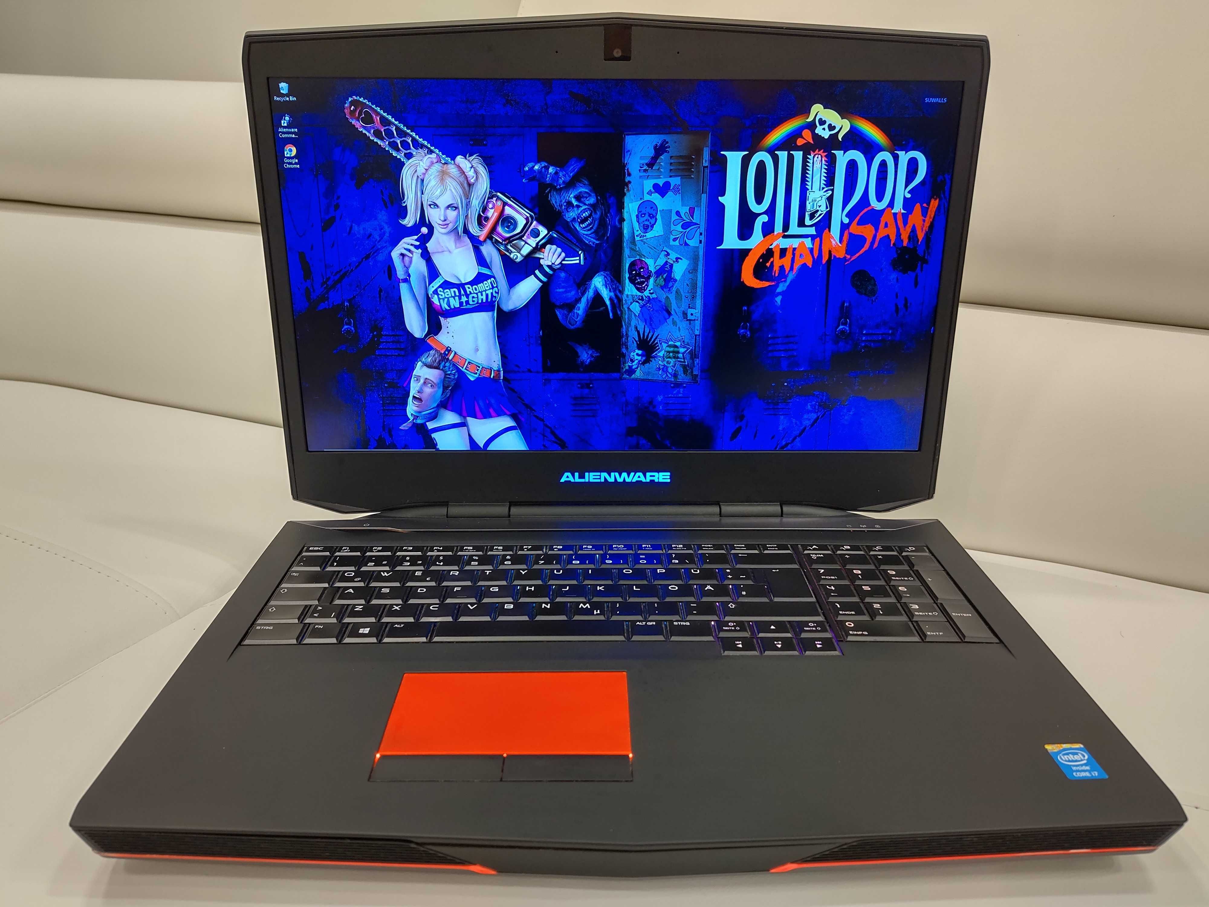 Laptop gaming alienware 17,3" ,intel core i7- ,video 4 GB , ram 16 gb