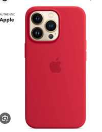 Husa Iphone 13 pro silicon cu MagSafe red  originala Apple nou nouta