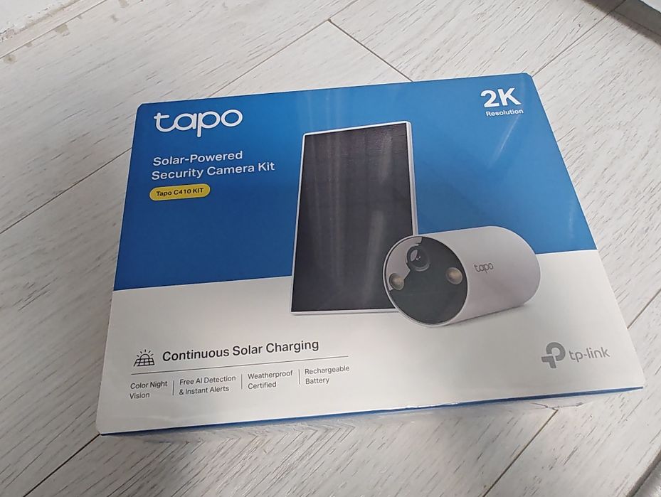 Cameră Solară de Supraveghere 2K 3MP cu panou solar Tapo tp-link