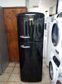 Черен хладилник с горна камера ретро дизайн Gorenje 24 месеца гаранция