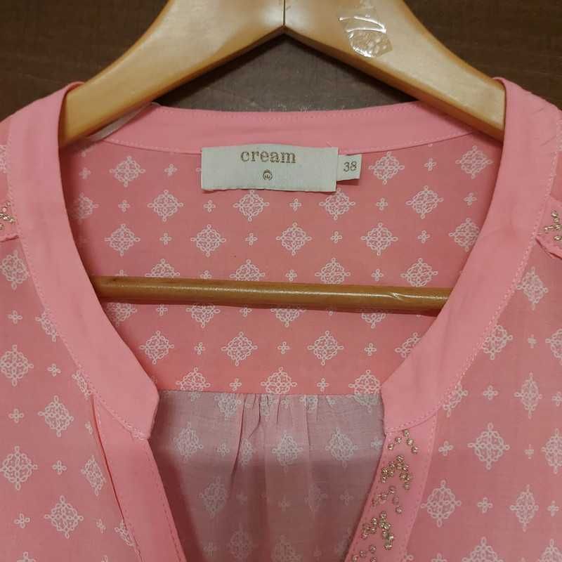 Bluza NOUA de vara, culoare roz, vascoza, marime 38, foarte eleganta