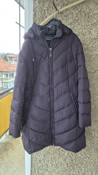 Дамско дълго зимно яке