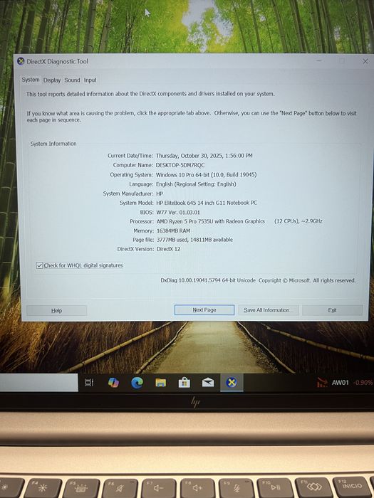 Laptop Hp Elitebook 645 G11
