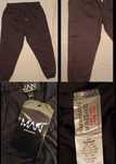 Joggeri cargo 4XL, negri, BoohooMAN, 100% bumbac.