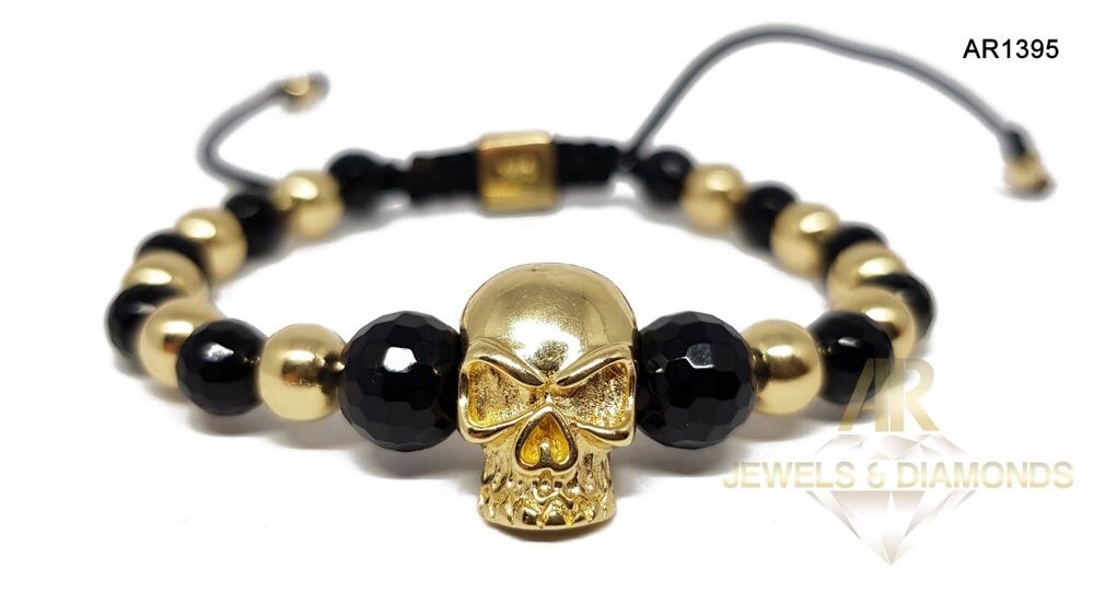 Bratara Aur 14 K Skull Collection ARJEWELS&DIAMONDS(AR1395)