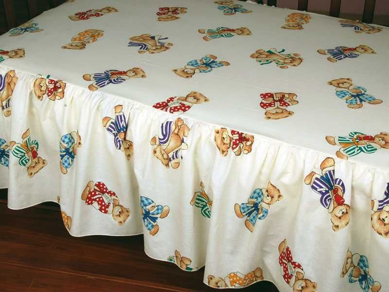 Детски чаршаф с волан, 120х60см, GLUCK