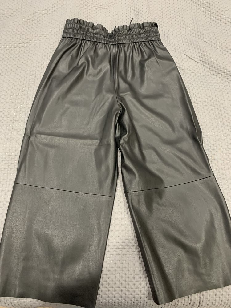 Брюки Zara, экокожа