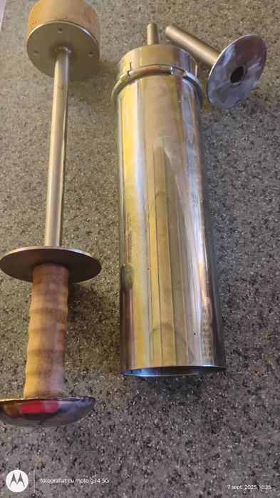 Cârnățar inox L350mm D100mm